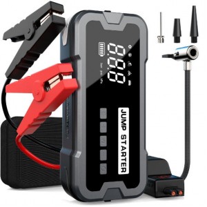 4000A汽车应急启动电源热销款式大容量车载打气泵点火一体机