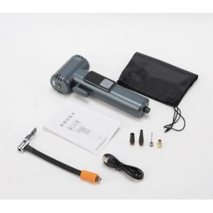 智能数显汽车轮胎打气泵 胎压检测应急照明充气泵 便携车载充气泵